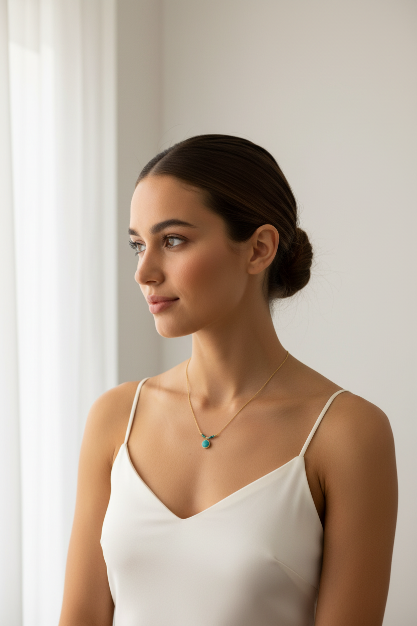 Pretty Gemstone Necklace