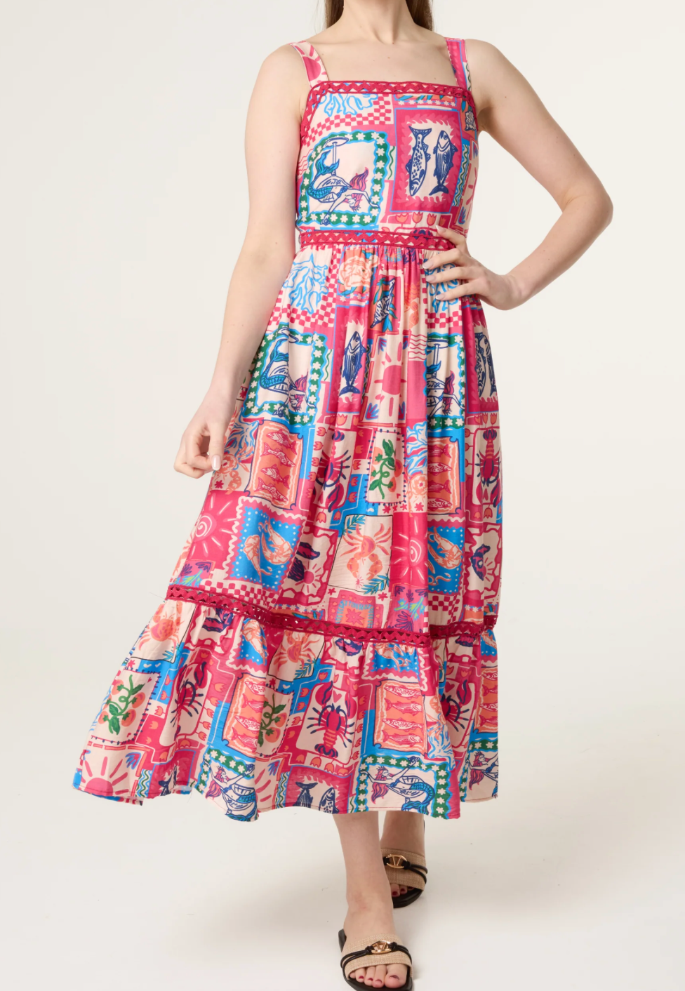 Patchwork Beachy Dress