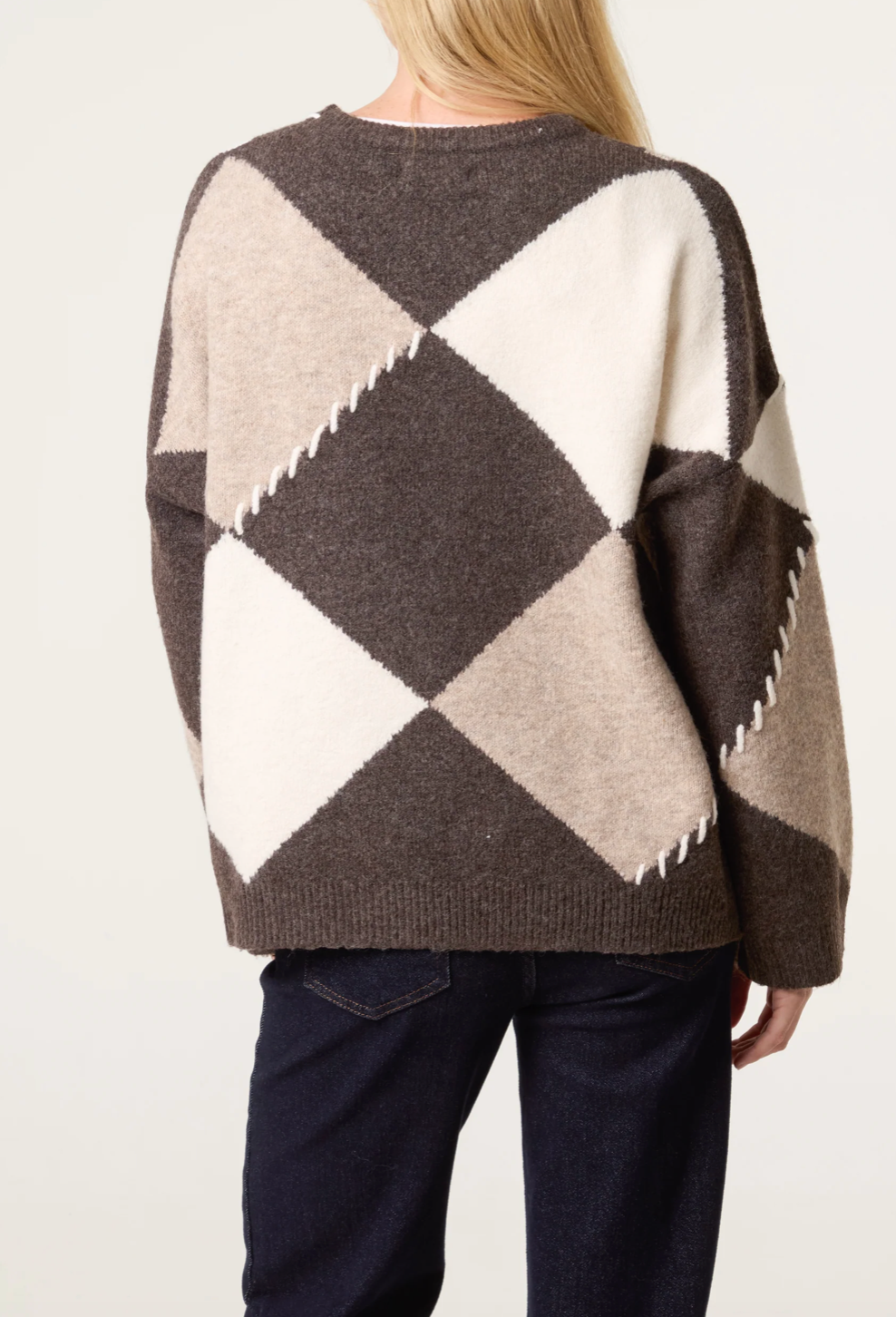 Argyle Stitch Jumper