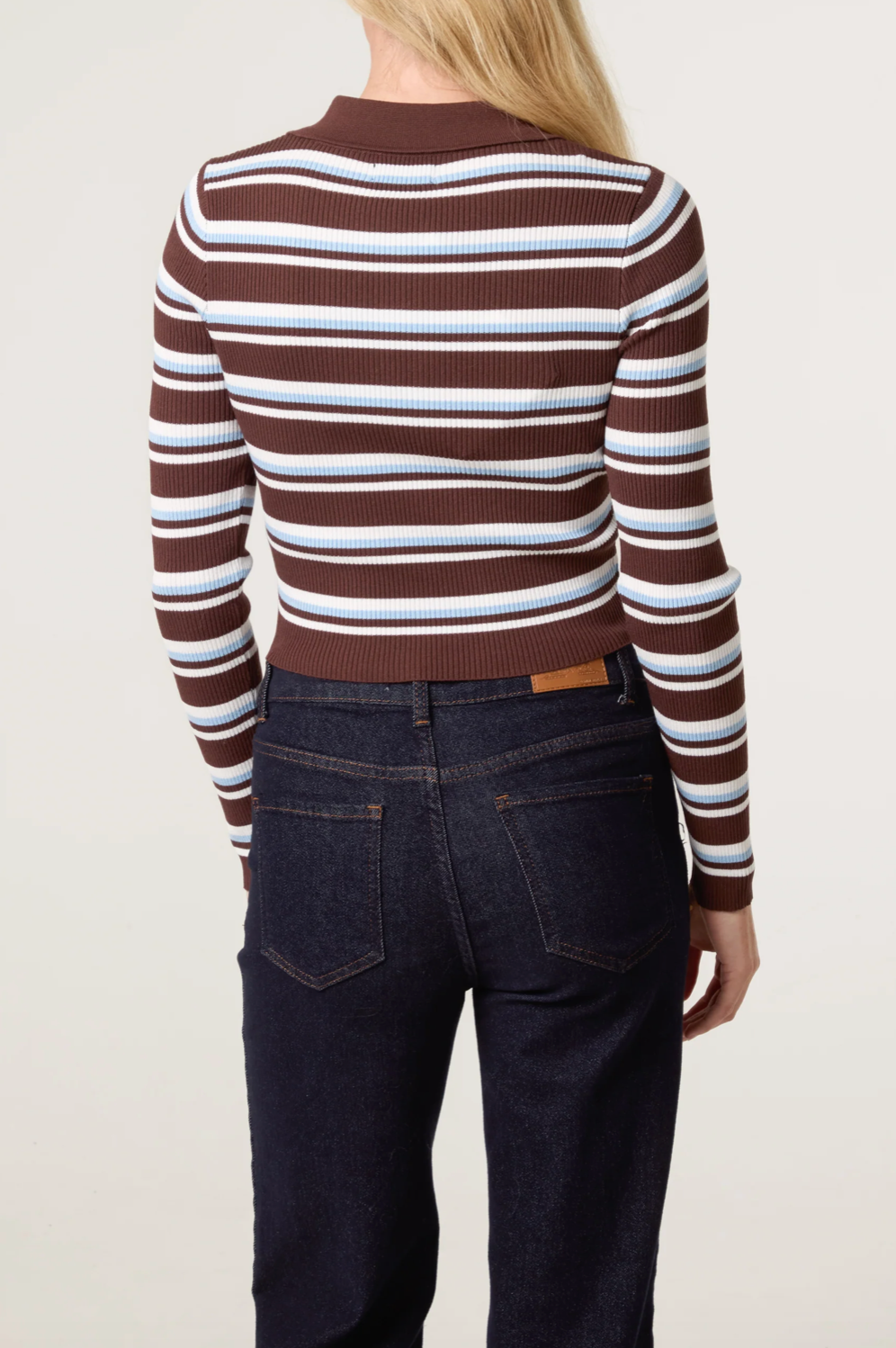 Stripe Collar Gauge Jumper
