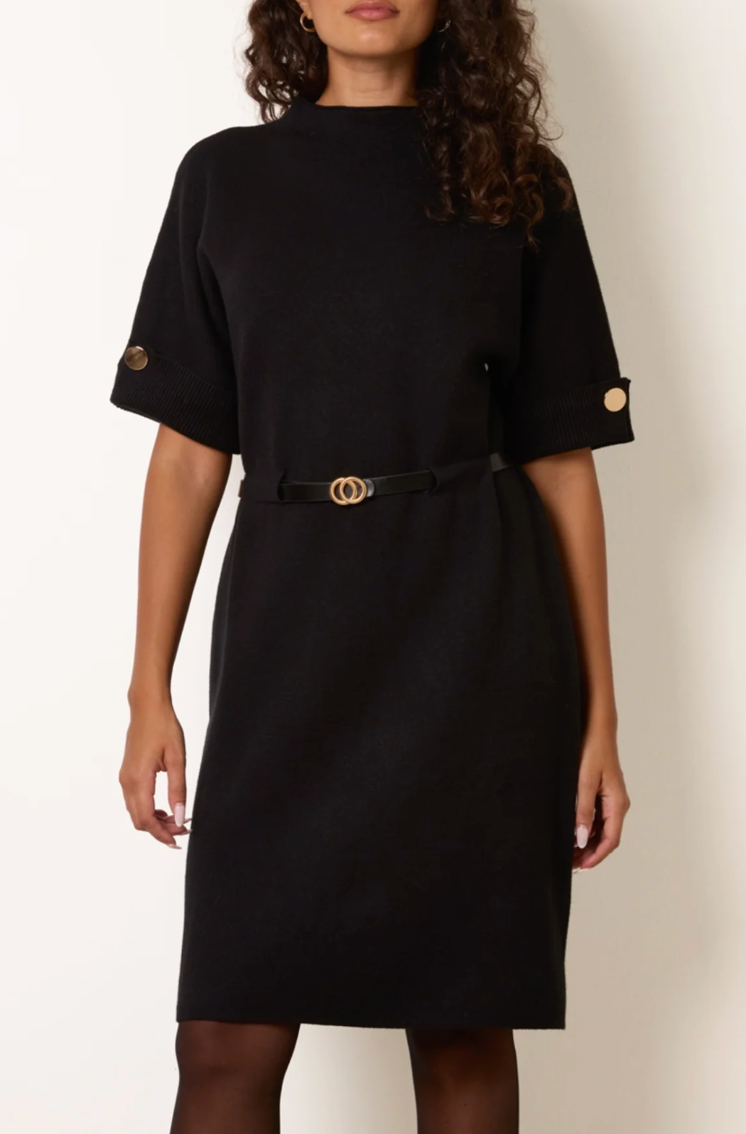 Belted Knitted Dress