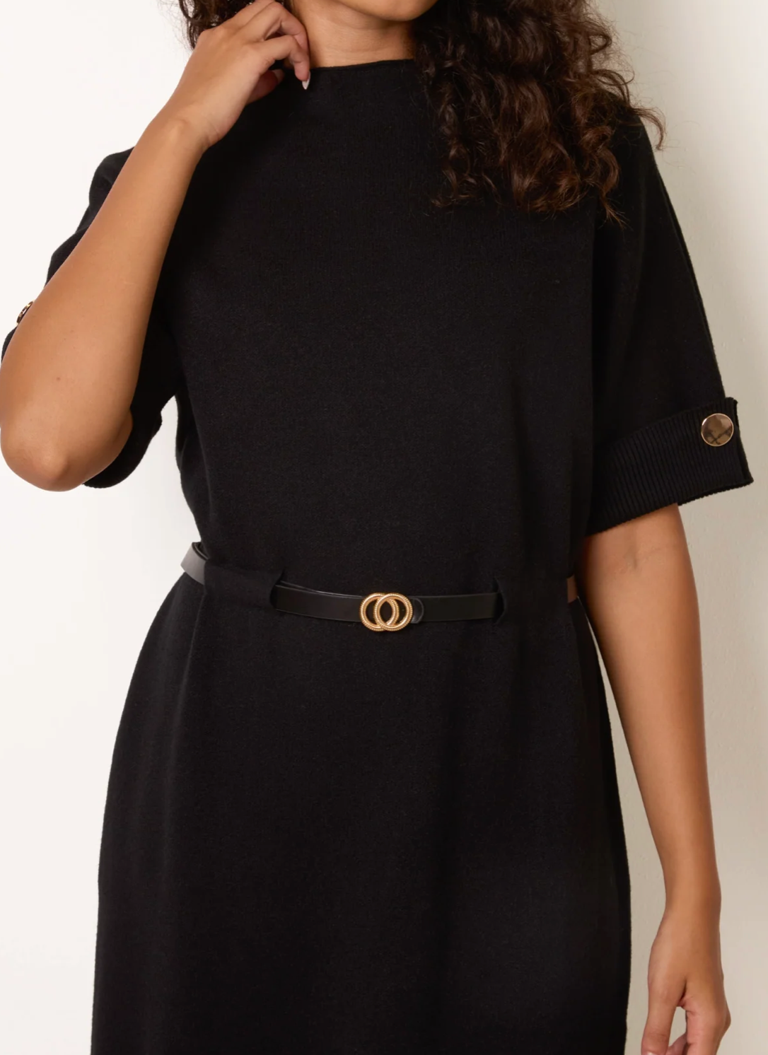 Belted Knitted Dress