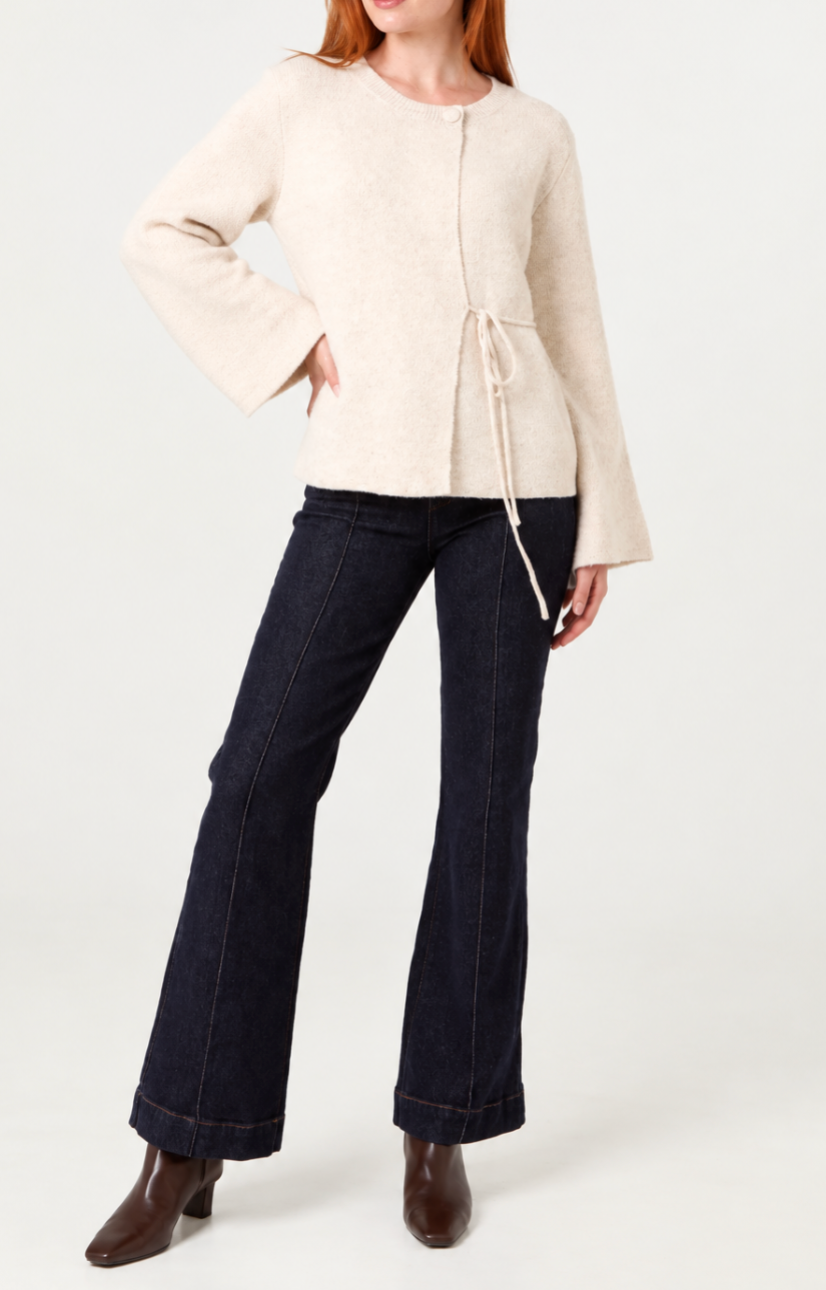 Cardigan with Side Tie