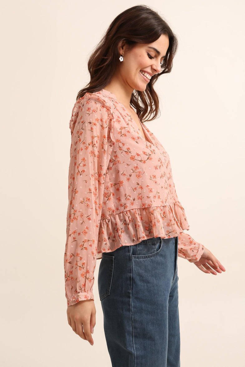 Sweet Floral Blouse