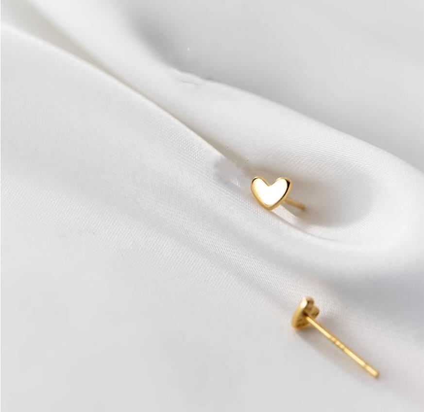 Tiny Heart Stud Earrings