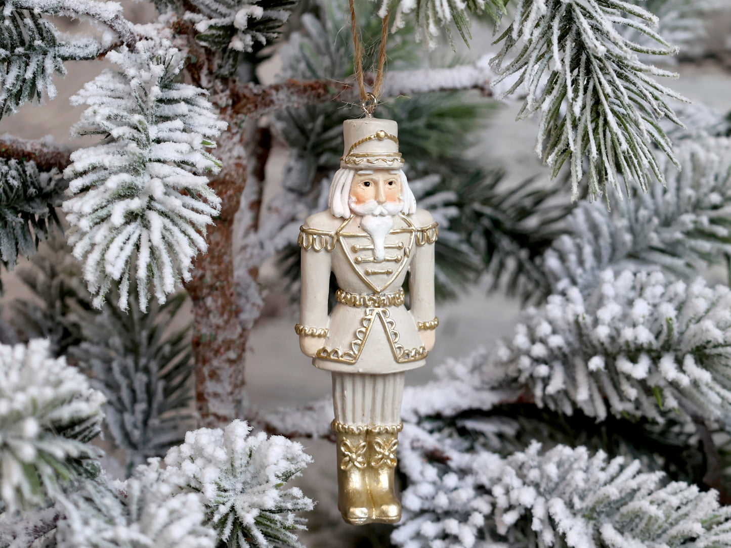 Nutcracker with gold decor