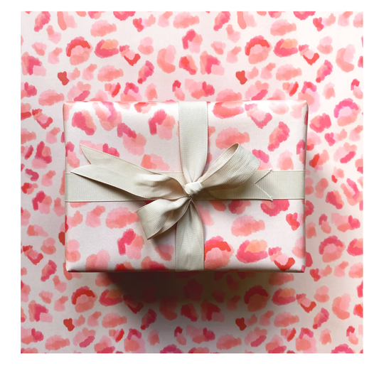 Neon Leopard Gift Wrap